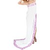 LA LEELA Women's Summer Bikini Wraps Beach Wrap Swimwear Cover up Skirt Bathing suit Swimsuit Sarong Coverups for Women One Size White, Solid - 2 of 4