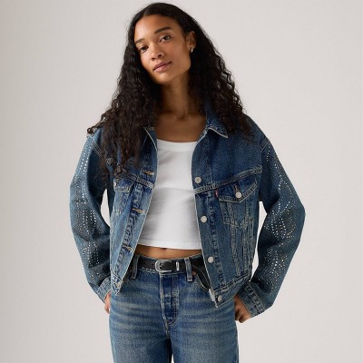 Levi's Women's Shrunken 90's Trucker Jacket - Solargenic - image 3