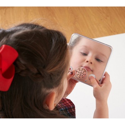 Interactive Sound Recording Mirror with Snap-On Cover, 4.75"