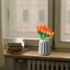 Unique Bargains Christmas 20 Pcs Artificial Flowers Fake Tulips for Wedding Rooms Home Hotel Party Decoration Red - 4 of 4