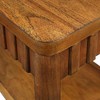 NicBex 2-Tier Side Table with Rounded Corners & Waterproof Surface, 25'' Rectangular End Table with Storage Shelf, Farmhouse Sofa Side Table - 3 of 4