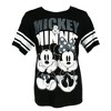 Disney Women's  Mickey and Minnie Mouse Jersey Tee - 4 of 4