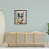 Stupell Industries Woman Coastal Beach Canopy Summer Ocean Scene Floating Frame Canvas Art - 3 of 4