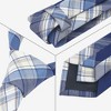 INSPIRE CHIC Plaid Woven Self-tied Striped Skinny Necktie 2.8" for College Graduation Campus 1 Pc - 3 of 4