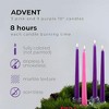 10 inch Taper Candles Set of 12 - Tall Candles Unscented - Tapered Candle Sticks - 2 of 4