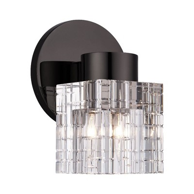 Livex Lighting Rotterdam 1 - Light Sconce in  Black Chrome