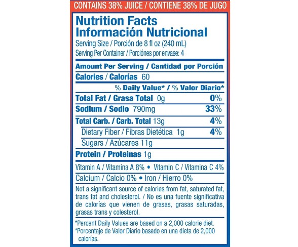 Clamato Picante Tomato Cocktail - 32 fl oz Bottle