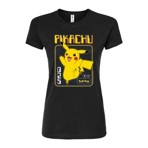 Women's - Pokémon - Retro Pikachu Fitted Graphic T-Shirt - 1 of 3