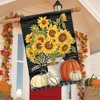 Fall's Glory Floral House Flag Autumn Sunflowers 28" x 40" Briarwood Lane - image 4 of 4