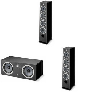 Focal Vestia N3 Towers (Black) Pair And Focal Vestia Center Channel - 1 of 4