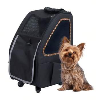 Petique Pet Carrier, Dog Carrier for Small Size Pets, 5-in-1 Ventilated Carrier Bag for Cats & Dogs