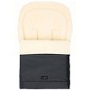 Cover Baby 0-3 Years Scandinavian Organic Wool Adjustable Footmuff in Black Graphite - 4 of 4