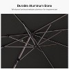 PURPLE LEAF Deluxe Aluminum Outdoor Patio Umbrella Square Cantilever Umbrellas - 3 of 4