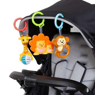 Smart Steps by Baby Trend Steps Jingle Jungle Rattle Hooks - 3pc