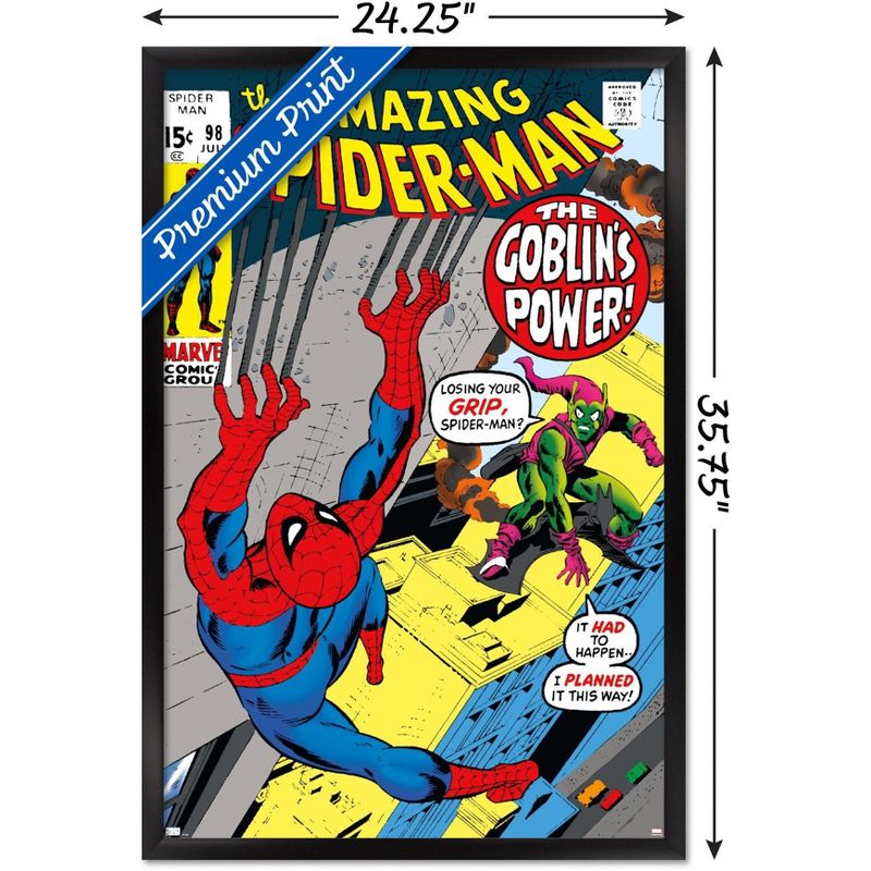 Trends International Marvel Comics - Green Goblin - The Amazing Spider-Man #98 Framed Wall Poster Prints, 3 of 7