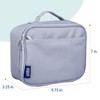 Wildkin Kids Insulated Lunch Box in Solid Colors – Durable and Reusable for School & Travel - 4 of 4