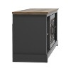 Galano Raccon 68.2 in. 2 Door TV Stand Fits TV's up to 75 in. in Ivory with Knotty Oak, Black with Knotty Oak - 4 of 4