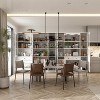 FUFU&GAGA 141.7"W Multifunctional Tempered Glass Cabinet Modular Storage Cabinet Closet Bookshelf - 2 of 4