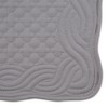 DII Quilted Farmhouse Placemat Set, Gray, 13x18" - 3 of 4