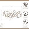Cheung's Astraga Multi Pentagon Metal Wall Art - Bronze 6092BZ - 2 of 4