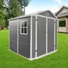 GDFStudio Richard Plastic and Aluminum Alloy Outdoor Storage Shed with Window - 2 of 4