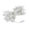 Novelty Lights 100 Feet C9 Christmas String Light Set, Vintage Holiday Hanging Light Set, White Wire - 3 of 4