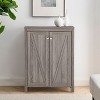 FC Design Modern 2-Door Shoe Storge Cabinet for 15 Pairs of Shoes - image 2 of 4