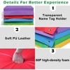 JOYMOR Upgrade 2-Inch Thick Hanging Rest Mat, 5-Pack Daycare and Preschool Portable Toddler Mat, Nap Mat with Name Tag Holder, Sleeping Floor Mat - 4 of 4