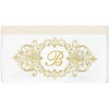 Linum Home Textiles 100% Turkish Cotton MONICA Gold Thread 2PC Embellished Bath Towel Set - 3 of 3