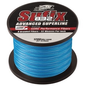 Sufix 832 Advanced Superline Braid Fishing Line, 1200 Yd Spool, Pick Color/Class - 1 of 1