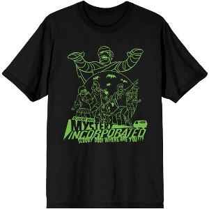 Scooby Doo Mystery Incorporated Logo Black Graphic Tee - 1 of 3