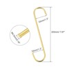 Unique Bargains S-shaped Extra Long Steel for Garden Bathroom Closet Hooks 4 Pcs - 2 of 4