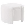 NicBex Teddy Fleece Round Storage Ottoman,Footstool with Storage,Storage Bench for Living Room,Bedroom,Entryway - 4 of 4