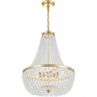 Crystorama Lighting Rylee 6 - Light Chandelier in  Antique Gold