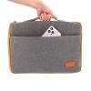 RadioShack 15.6" Nylon Laptop Protector Sleeve With Handle Gray and Orange 2605148 - 4 of 4