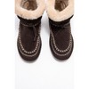 Jorel - Brown Genuine Leather Fur-Lined Ankle Boot (Women) | Forever & Always Shoes - 3 of 4