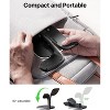 HTUTWOO Charging Station, Magnetic Wireless Charger, 5 in 1 Fast Mag-Safe Wireless Charger Stand for iPhone, Apple Watch and Airpods - 4 of 4