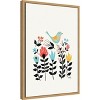 Amanti Art Folk Art Garden (Bird) by Annie Bailey Art Canvas Wall Art Print Framed 16 x 23-in. - 3 of 4