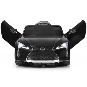 Costway 12V Kids Ride on Car Lexus LC500 Licensed Remote Control Electric Vehicle Black - 1 of 4