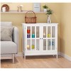 ORRD Contemporary Storage Cabinet with Acrylic Doors - 31.5" Multipurpose Cupboard Buffet for Kitchen & Bathroom - 3 of 4