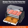 Electric 18 Hot Dog Sausage 7 Roller Grill Cooker Warmer Machine - 4 of 4