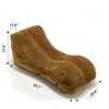 Aukfa Ergonomic S Curved Chaise Lounge, Soft Sponge For Gentle Support, Perfect For yoga, Stretching & Relaxation,  Ideal For Adults - 3 of 4