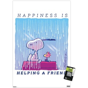 Trends International Peanuts: Comfort & Security - Happiness Is Unframed Wall Poster Prints - 1 of 4
