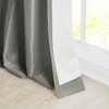 PAGED Faux Silk Blackout Curtains for Bedroom,Window Curtain Panel with Twisted Tab Top,Lined,Curtains for Living Room,Machine Washable - 4 of 4