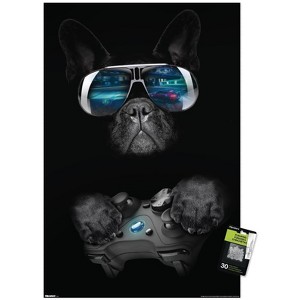 Trends International Reinders: Animals - Gaming Dog Unframed Wall Poster Prints - 1 of 4