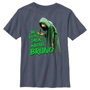 Boy's Encanto We Don't Talk About Bruno Green Text T-Shirt - 1 of 3