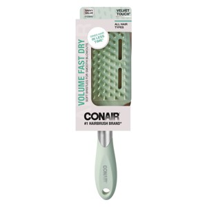 Conair Velvet Touch Vent Blowdry Vent Hair Brush - 1 of 4