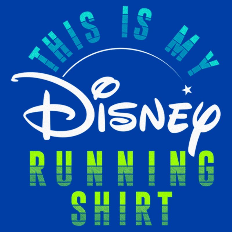 Men's Disney This Is My Running Shirt T-Shirt, 2 of 5