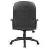 Executive Leather Budget Chair Black - Boss Office Products - image 4 of 4