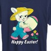 Women's - Instant Message - Vintage Happy Easter Short Sleeve Graphic T-Shirt - 2 of 4